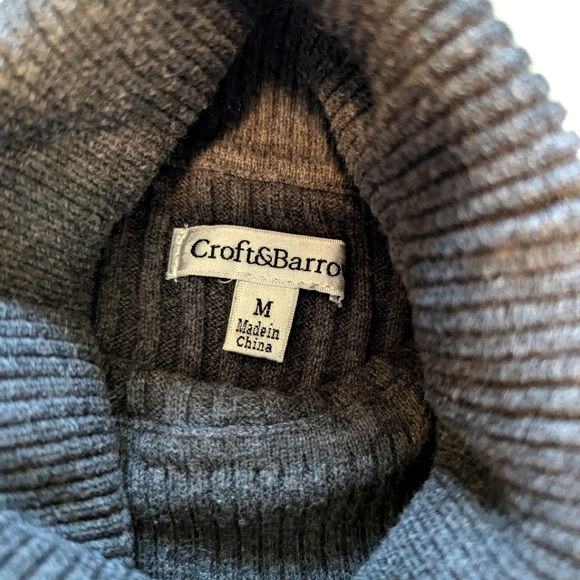 Ribbed Gray Sweater - Picture 4 of 6